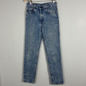 Levis Acid Wash Student Vintage Jeans Womens Size 29‎ x 34 Style 7505-0209 Denim